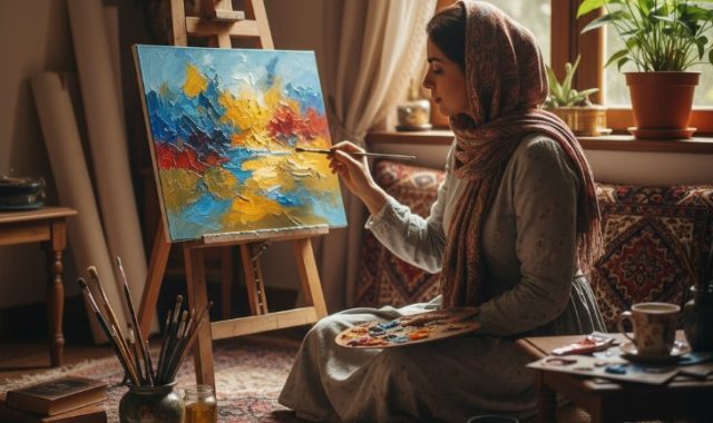 کار های هنری پولساز در خانه